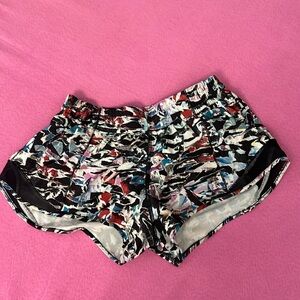 Lululemon running shorts. Size 6. Multicolor.